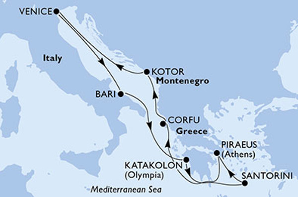 Carte croisière