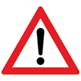 logo avertissement routier
